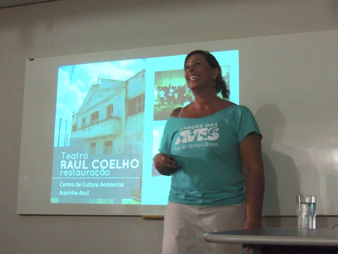 Palestra da Yara aos voluntários do Projeto Maracanã
