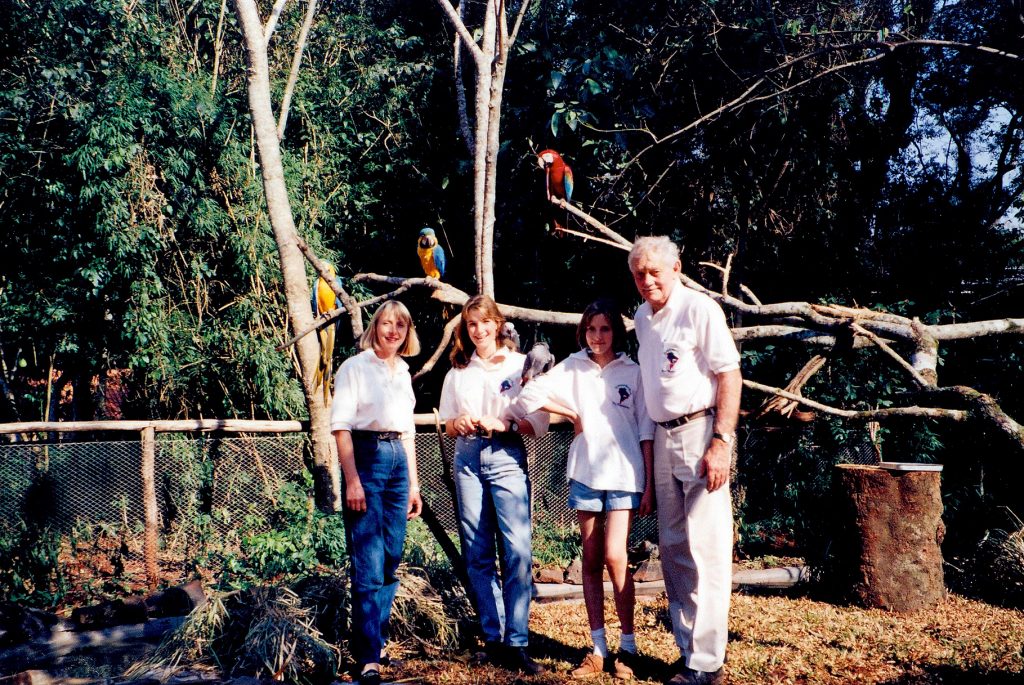 Família Croukamp no Parque das Aves