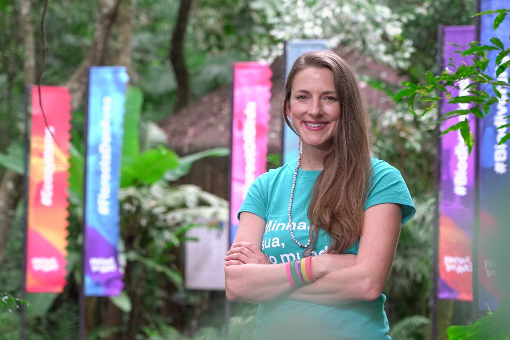 Dra. Carmel Croukap, sócia-proprietária do Parque das Aves