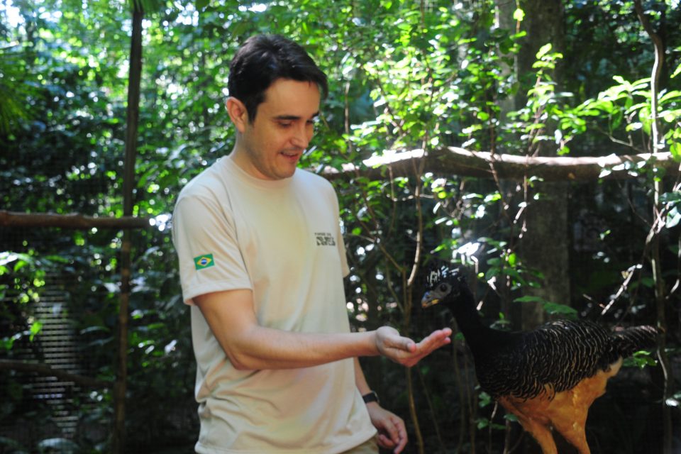 Henrique Tavares, zootecnista premiado, é o mais novo colaborador do Parque das Aves