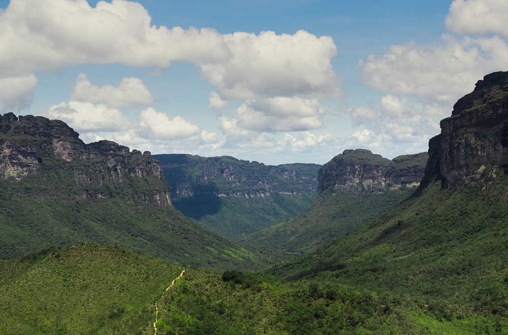 Cadeia de montanhas situadas no nordeste brasileiro