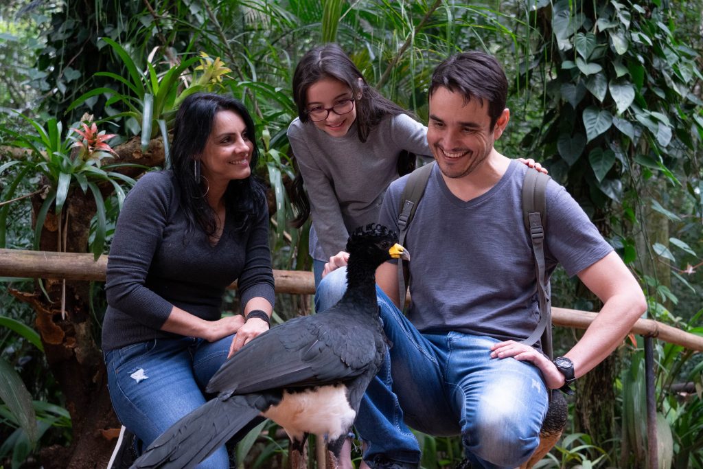 família-visitando-bons-zoológicos-como-o-parque-das-aves-uma-forma-de-turismo-ecológico