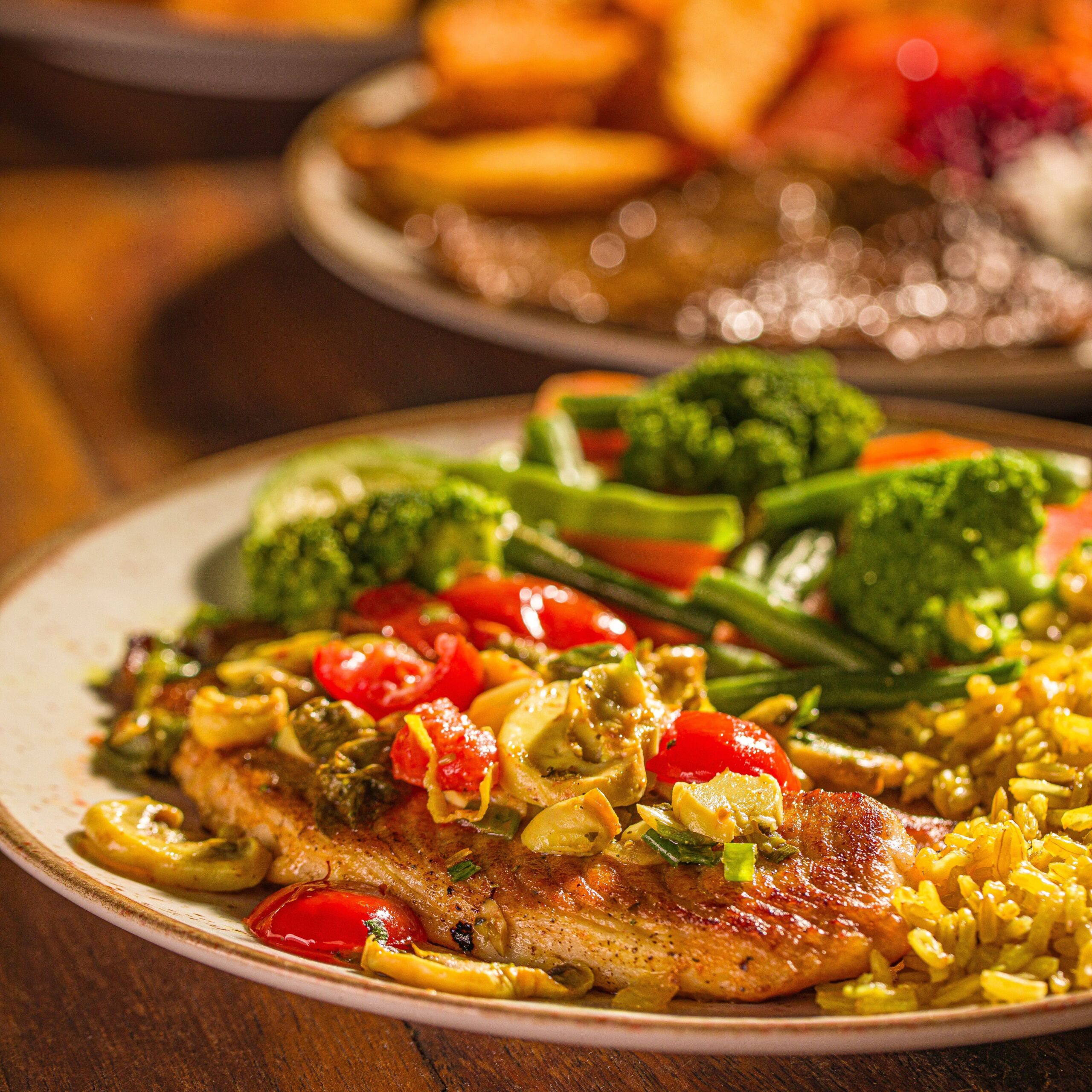 prato de tilápia do Sabores da Floresta