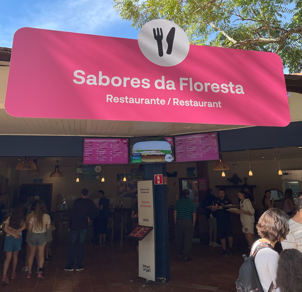 Restaurante Sabores da Floresta do Parque das Aves