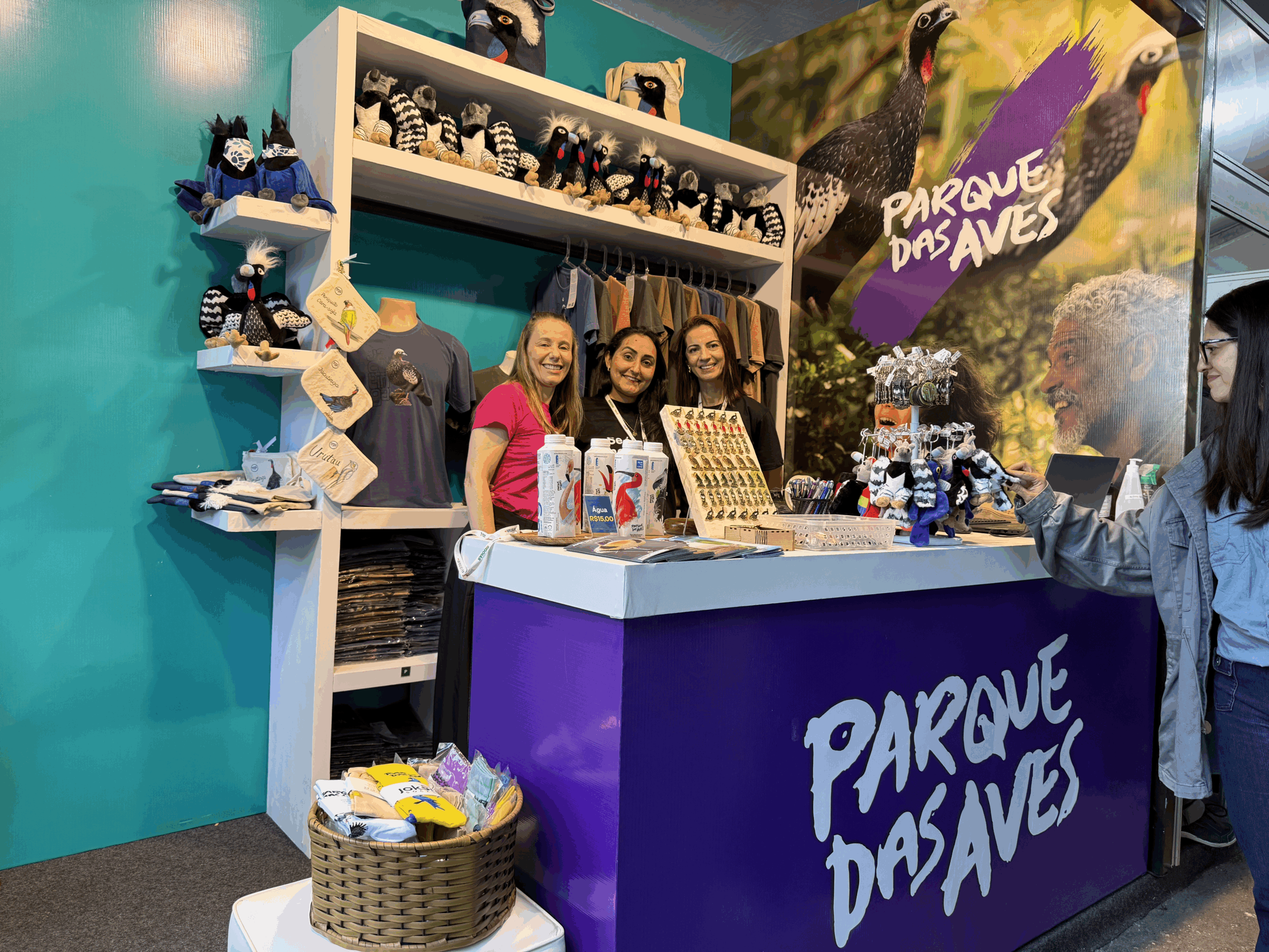 Nosso estande levou a conservação da Mata Atlântica para o centro das atenções no Avistar.