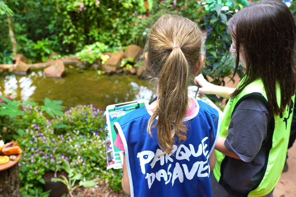 Últimas vagas para a Colônia de Férias do Parque das Aves!