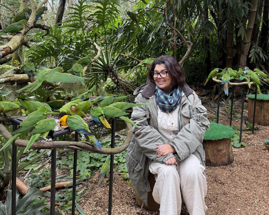 fabiana karla no parque das aves