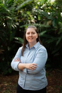 Diretora técnica do Parque das Aves, Roberta Manacero