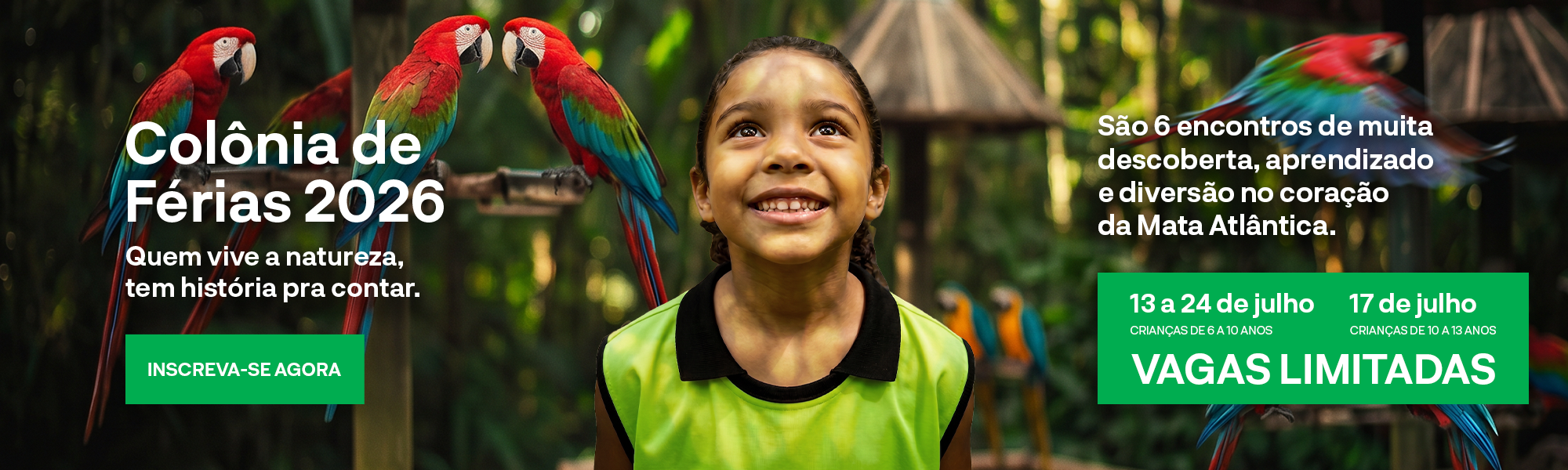 Colônia de Férias Parque das Aves
